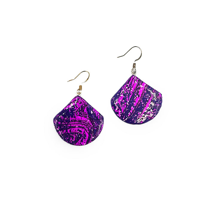 💜 Galactic Scallop Earrings