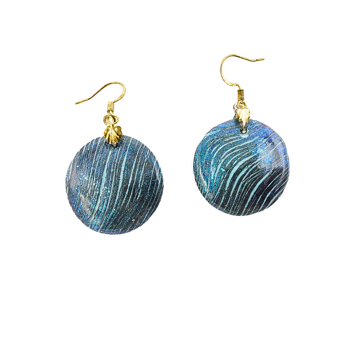 ✨ Iridescent Wave Earrings