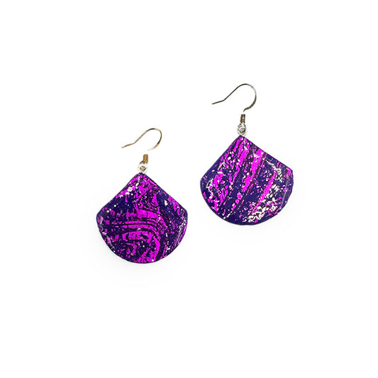 💜 Galactic Scallop Earrings