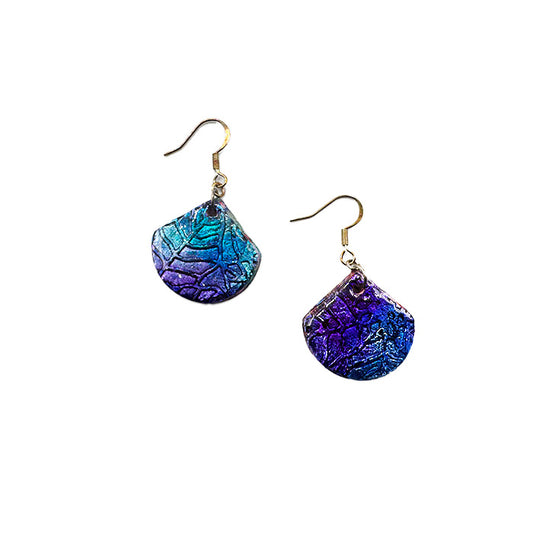 🌊 Deep Sea Scallop Earrings