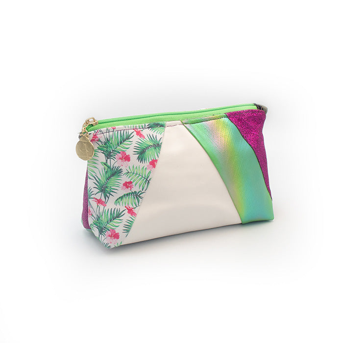 🌿✨ Tropical Twist Cosmetic Bag